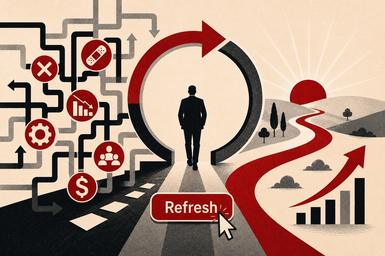 Hit Refresh: Why Recurring Problems Sometimes Require the Organisation to Change