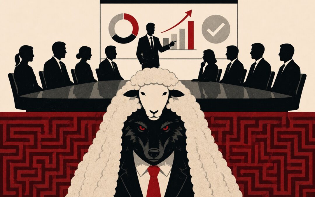 The Most Dangerous Wolf in the Boardroom Looks Like Progress