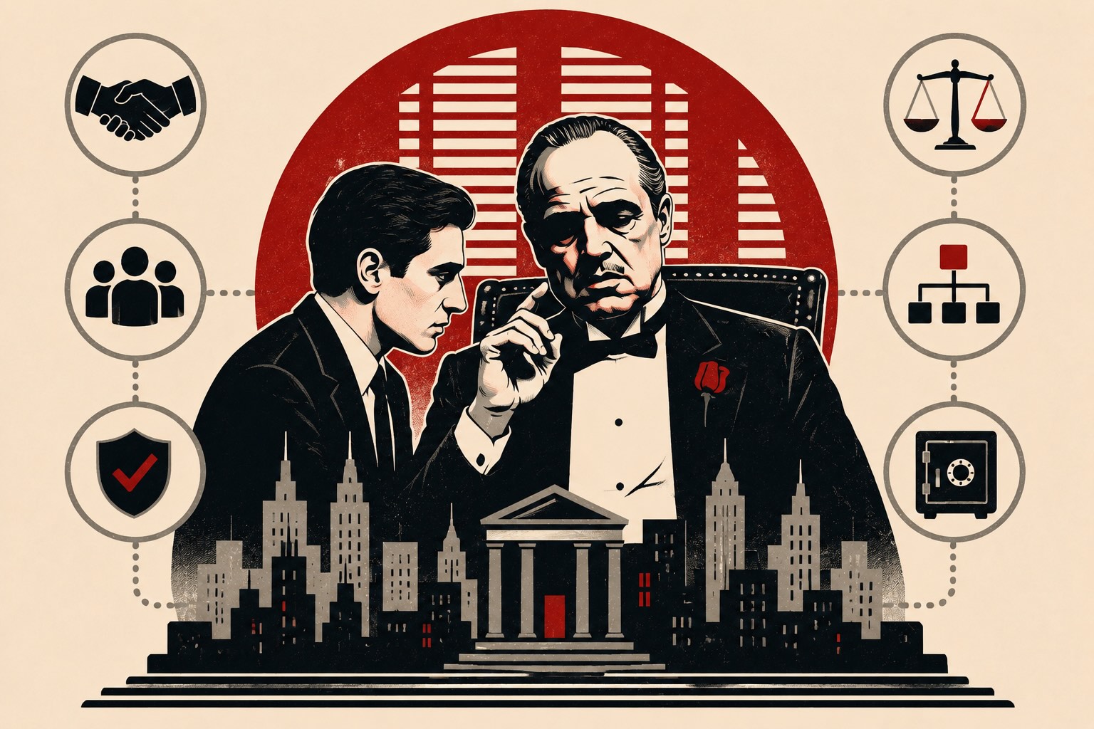 The Godfather Problem: When Solving the Crisis Keeps the System Alive